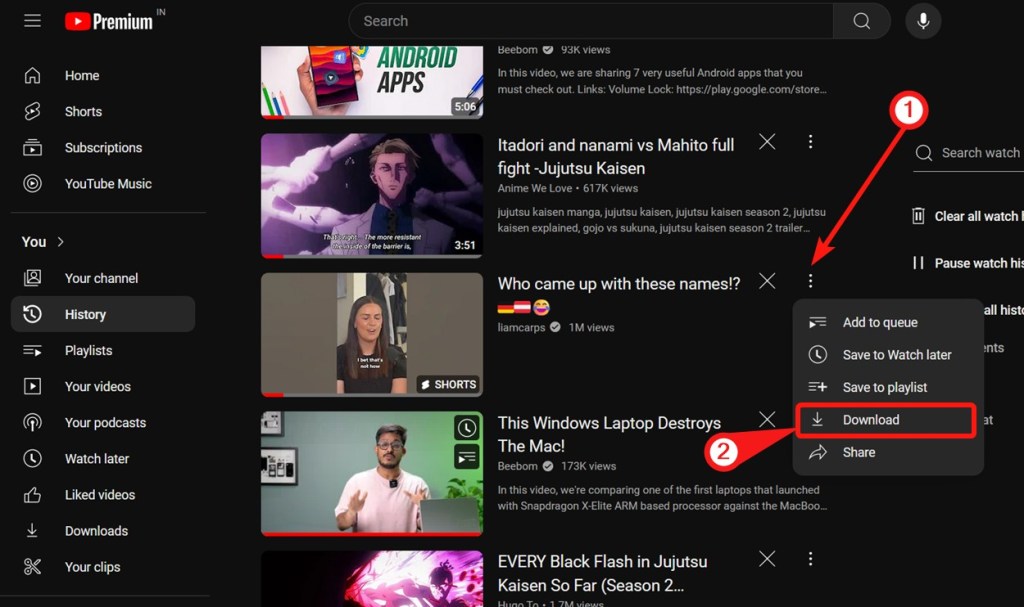 How to Download YouTube Shorts