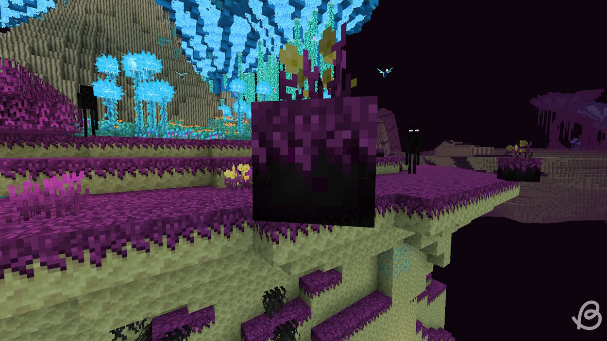 Purple slime that should be in the Minecraft End update