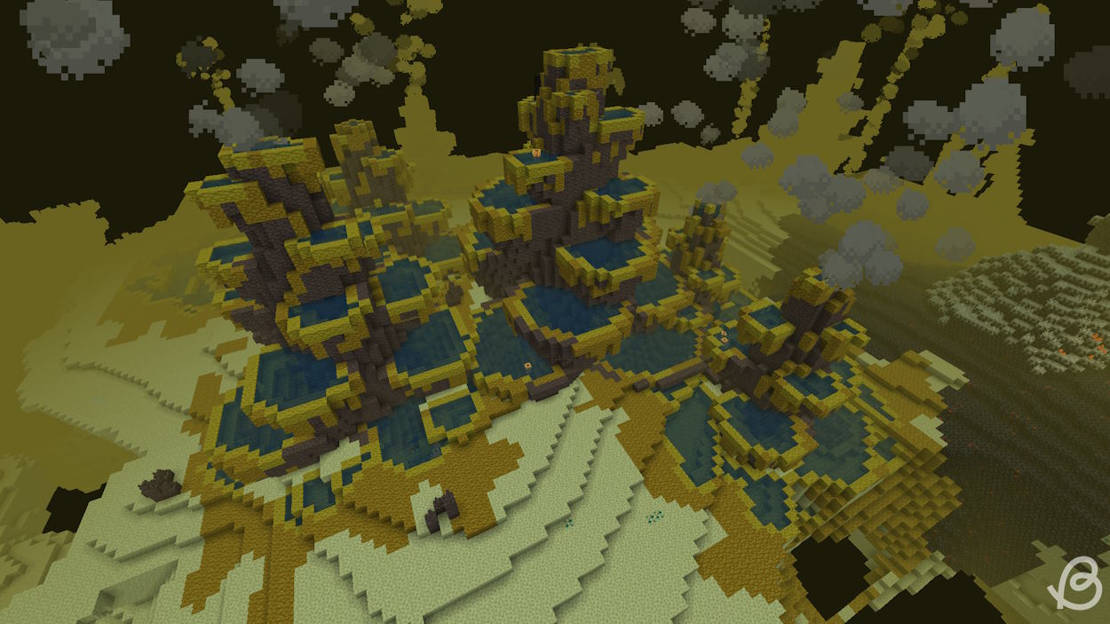 Yellow biome in the BetterEnd mod