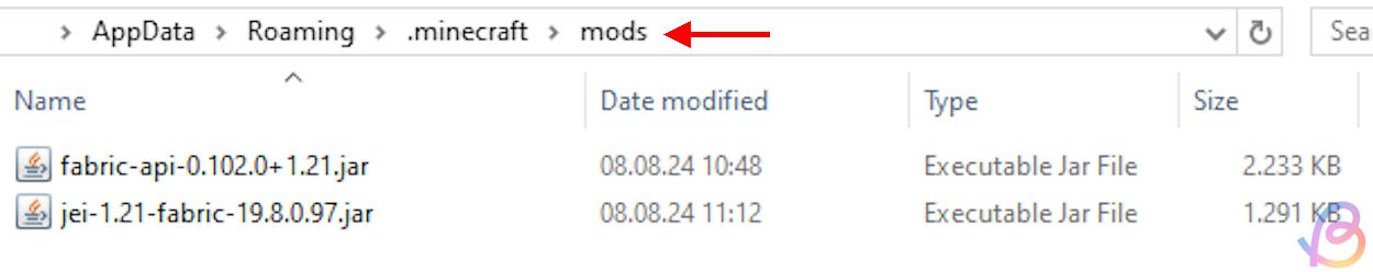 Drag and drop the downloaded files into the mods folder