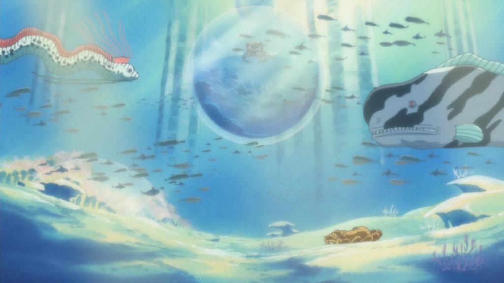 Fishman Island in One Piece Anime.