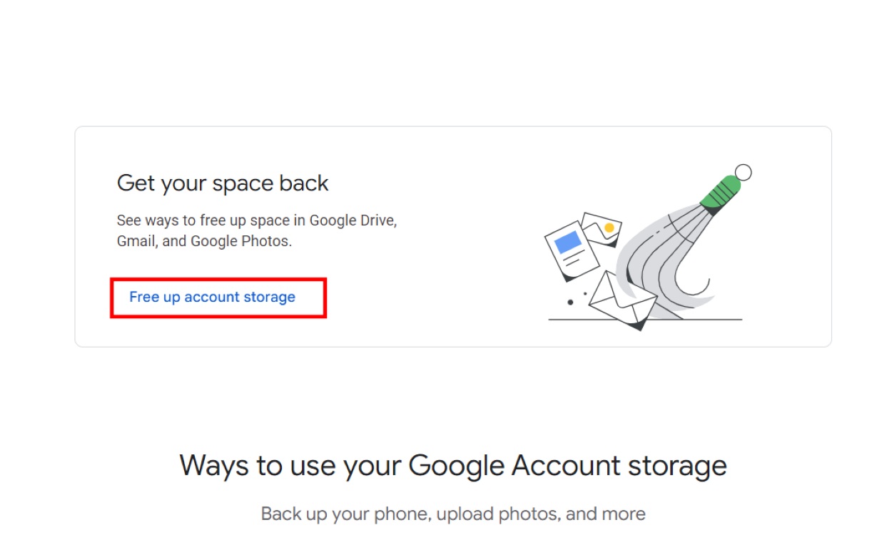 Free up Storage Gmail