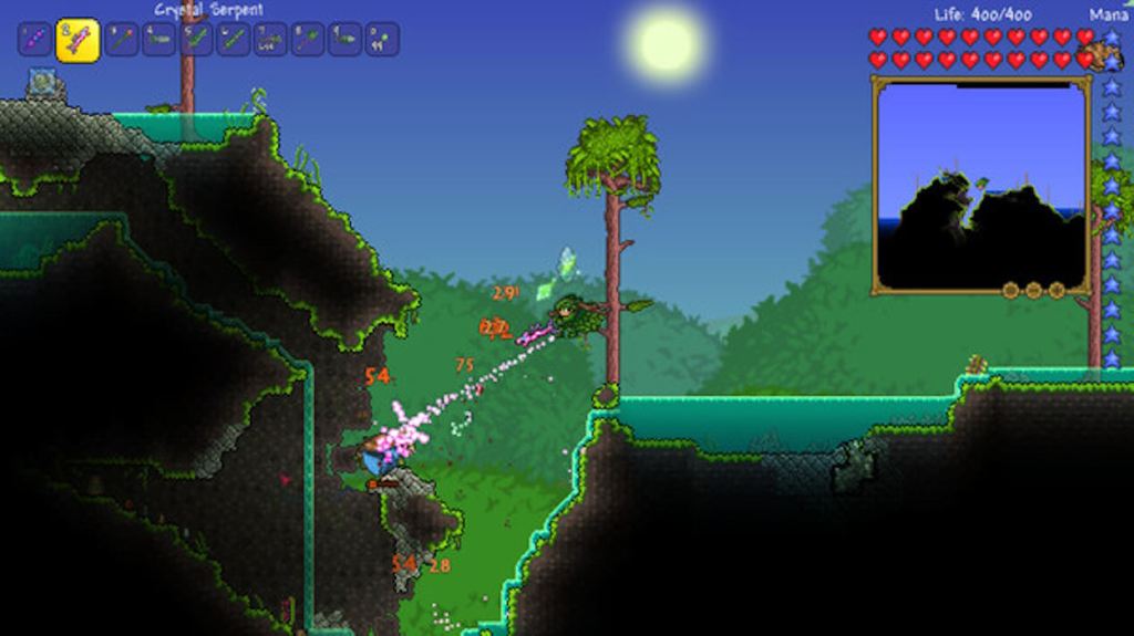 Jeux de terraria comme Minecraft 