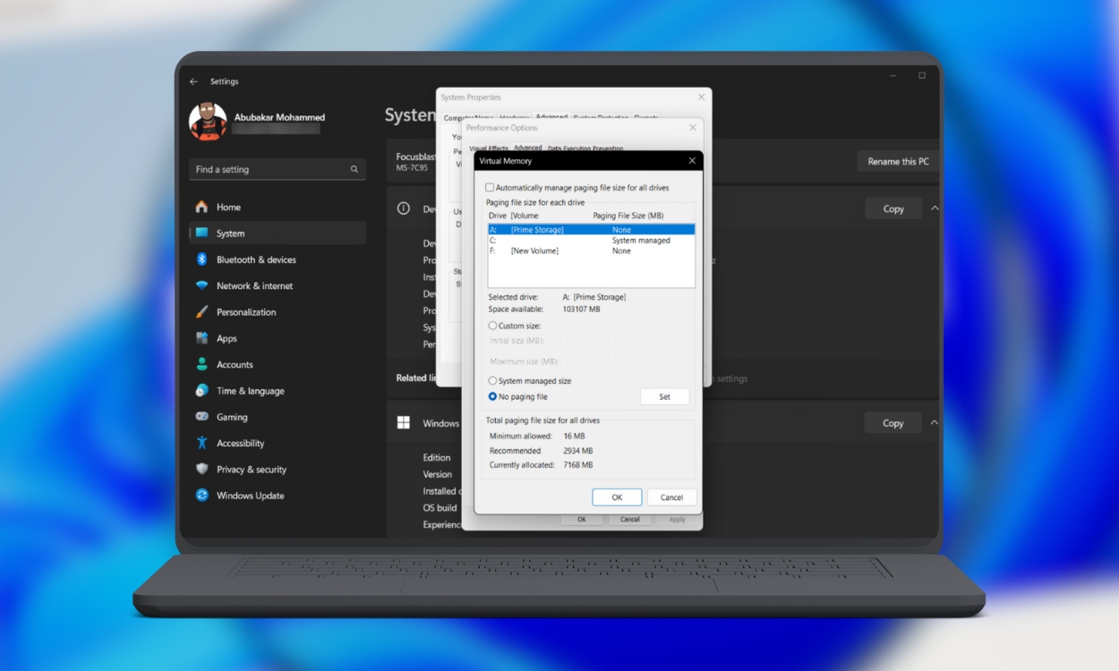 How to manage virtual memory on windows 11 beebom