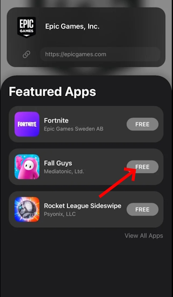 Install Fall Guys Mobile on iOS