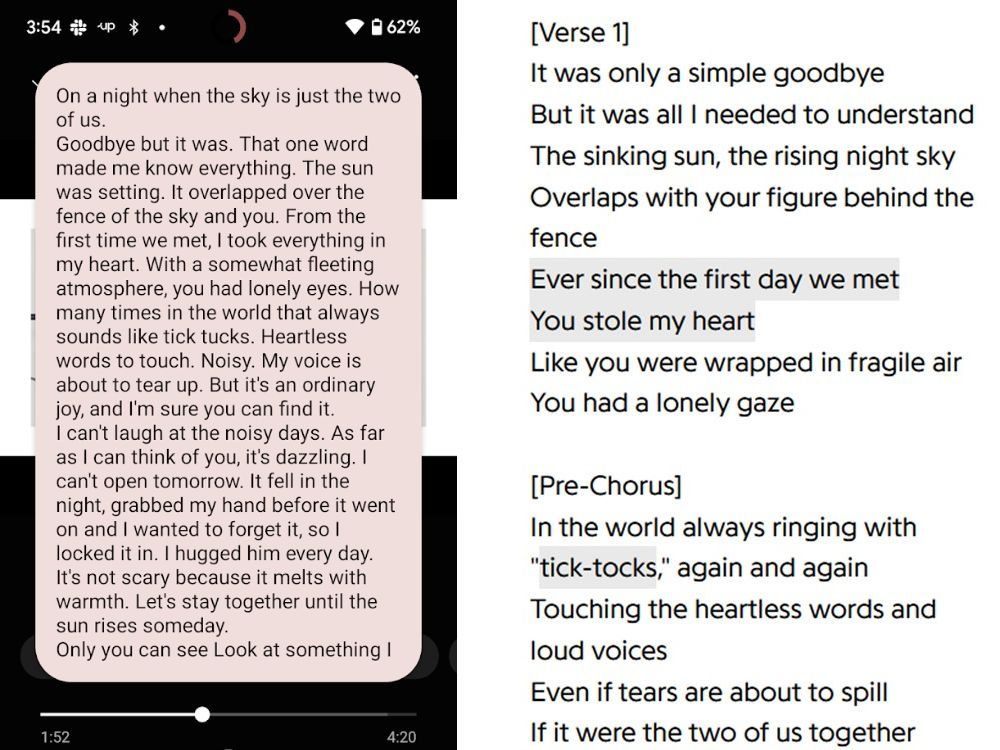 Spotify lyrics translation youtube