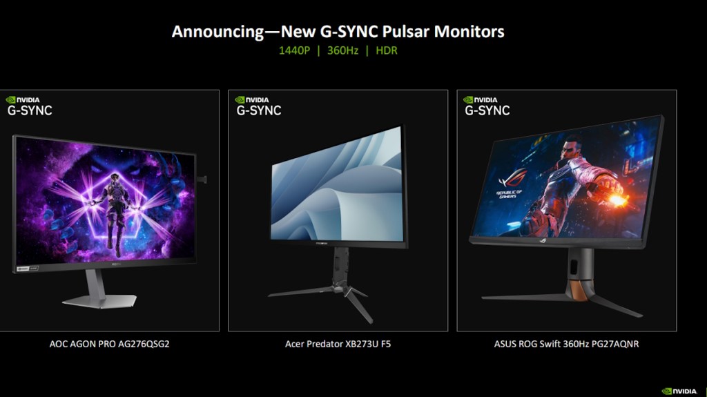 MediaTek G-Sync monitors