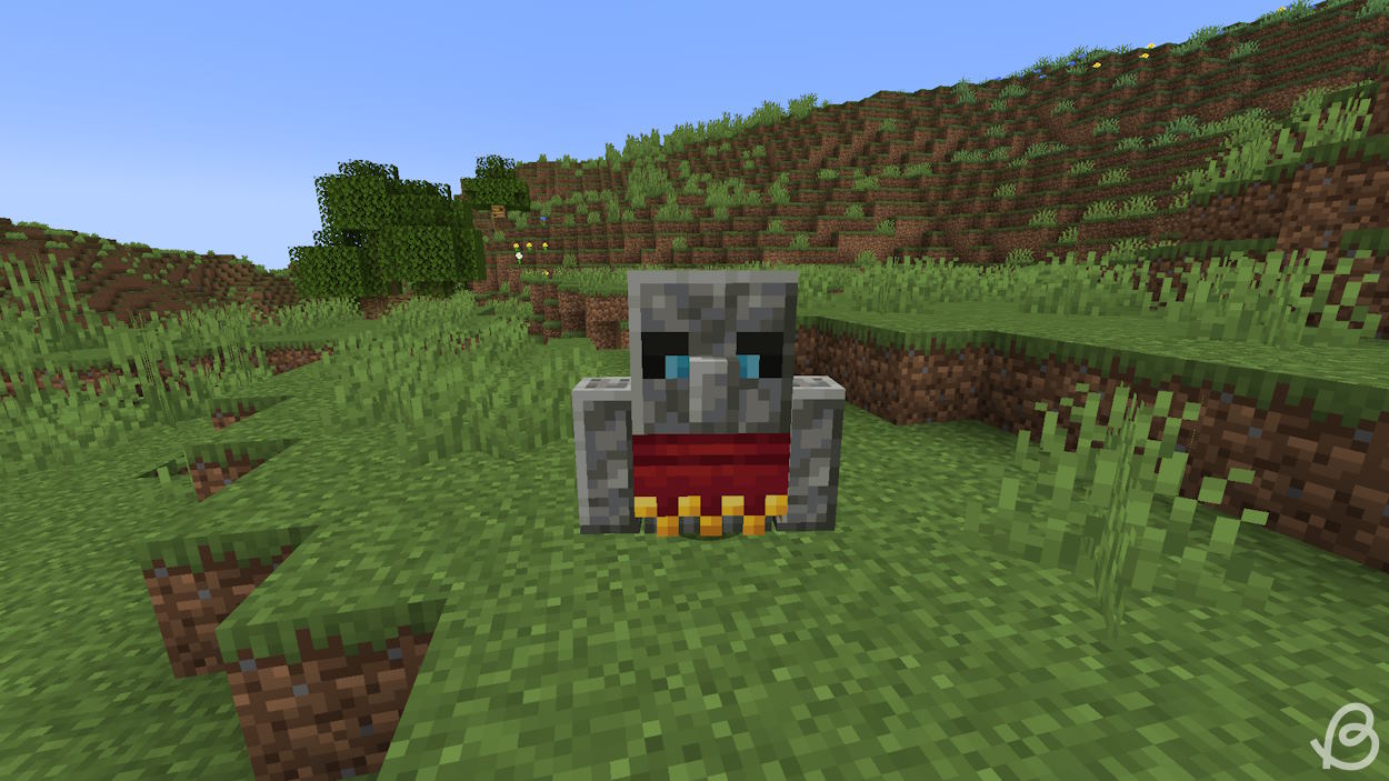 Golem Tuff Mob Vote for the mob in a plains Minecraft biome