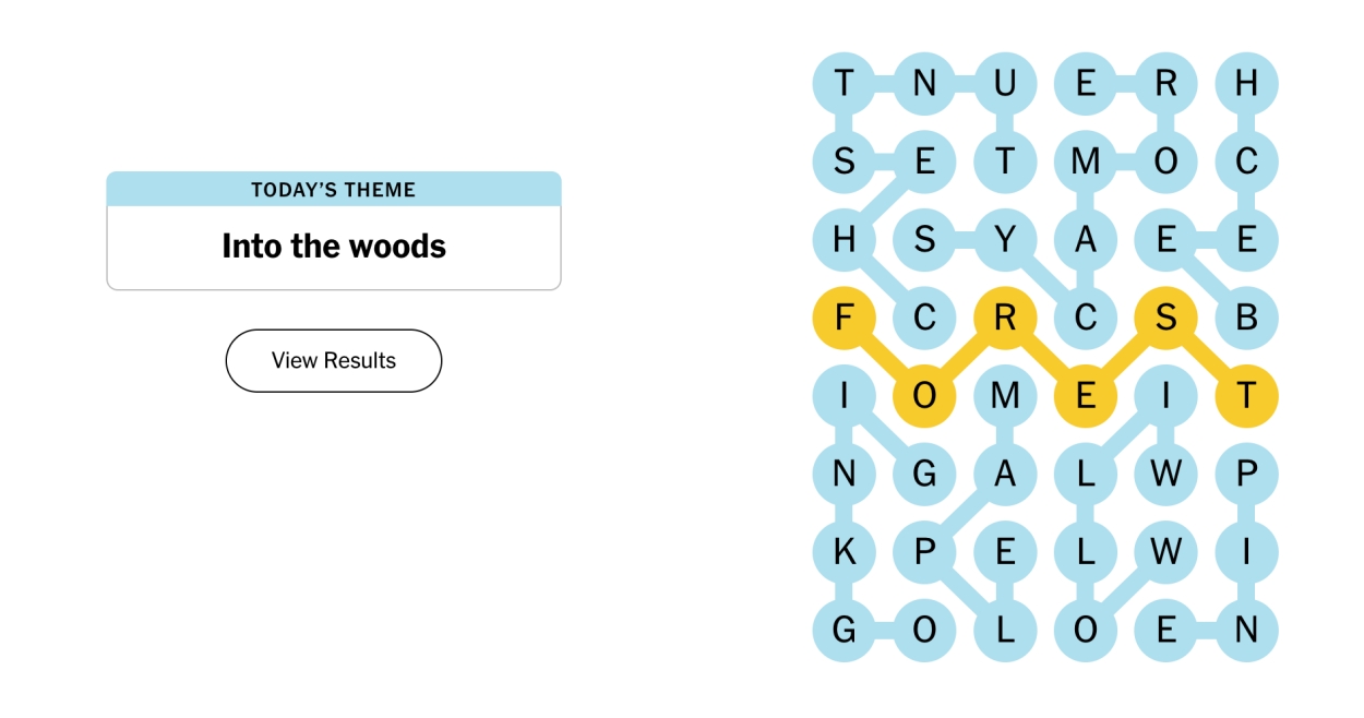 NYT Strands Aug 25