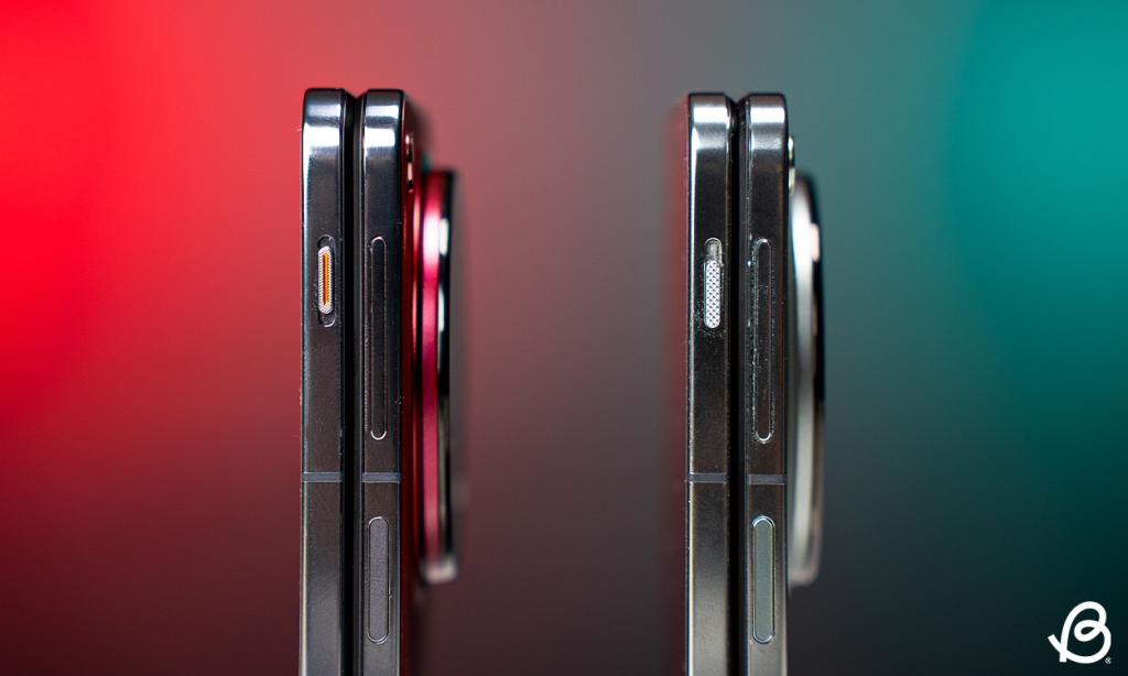 OnePlus Open Apex Edition vs Emerald Dusk alert slider up close