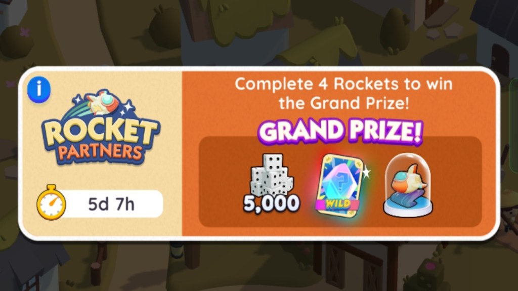 Rocket Partners event rewards