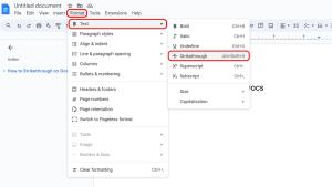How to Strikethrough in Google Docs (2024 Guide) | Beebom