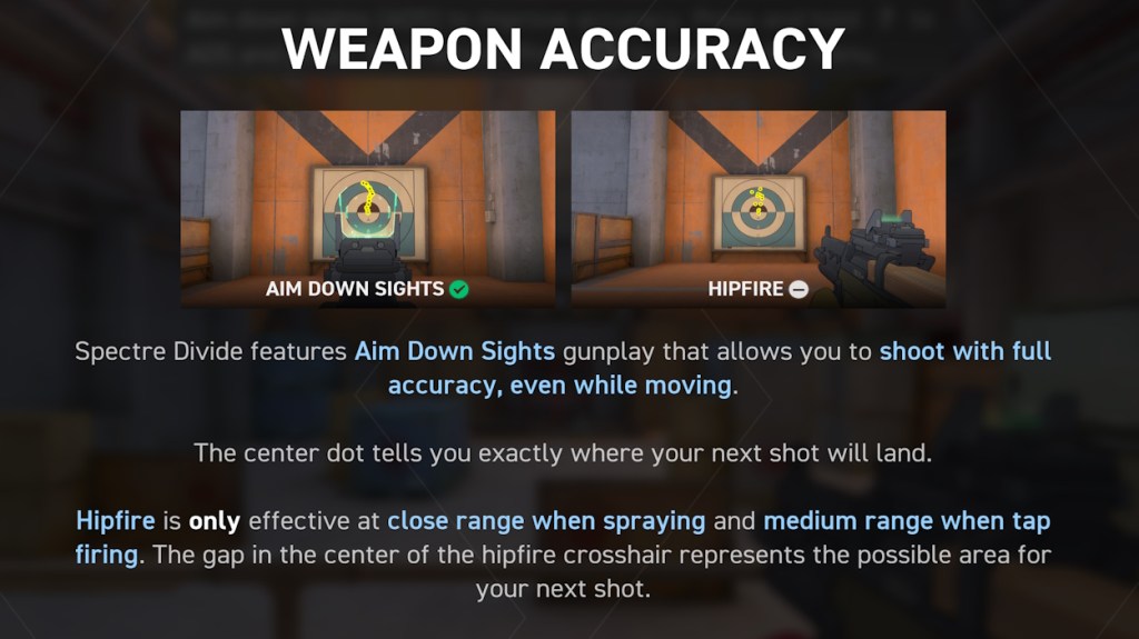 Weapon Accuracy in Shroud's game Spectre Divide