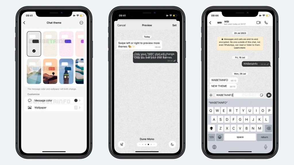 WhatsApp Chat Themes