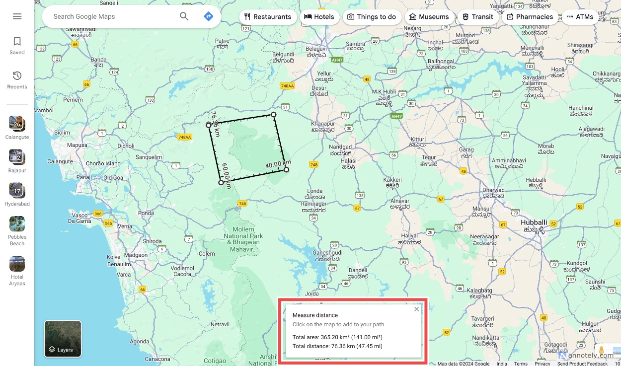 How to Measure Distance and Area in Google Maps [GUIDE] | Beebom