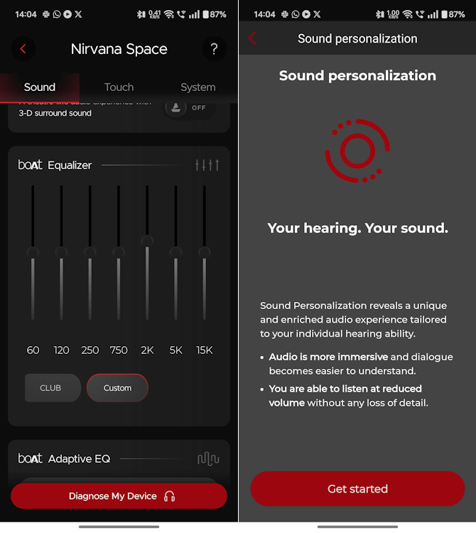 boAt Nirvana Adaptive EQ