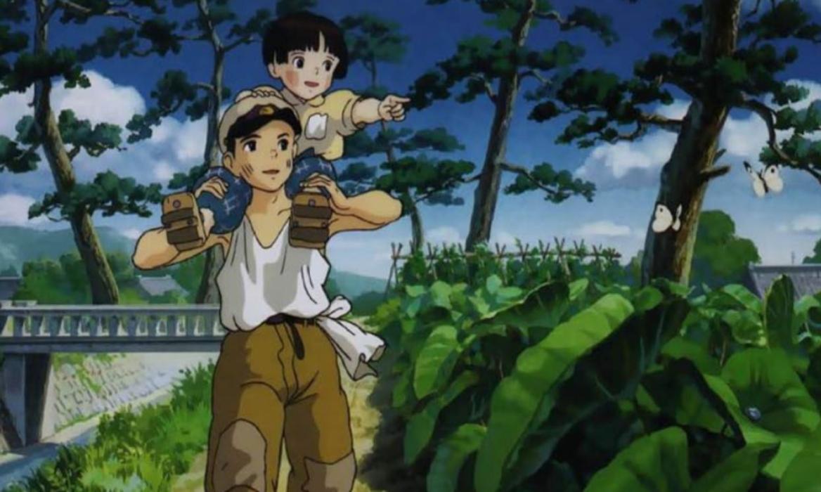 A still from Grave of the Fireflies