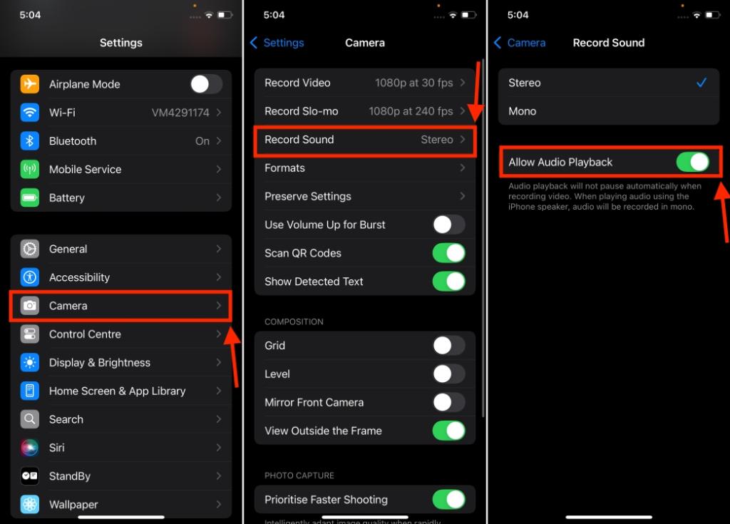 iOS 18 allows Audio Playback when Recording Videos on iPhone