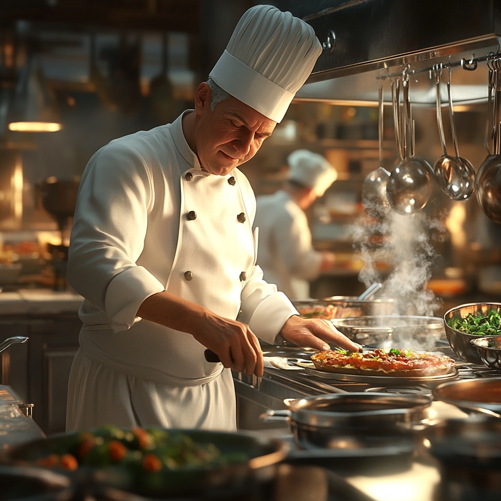 a chef image generated by midjourney