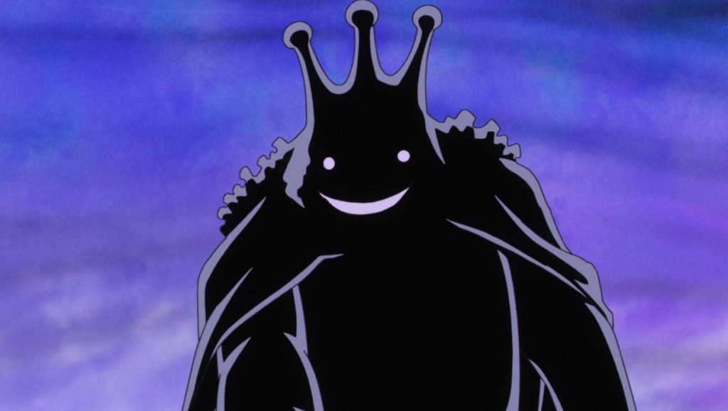 Loki silhouette in One Piece anime.