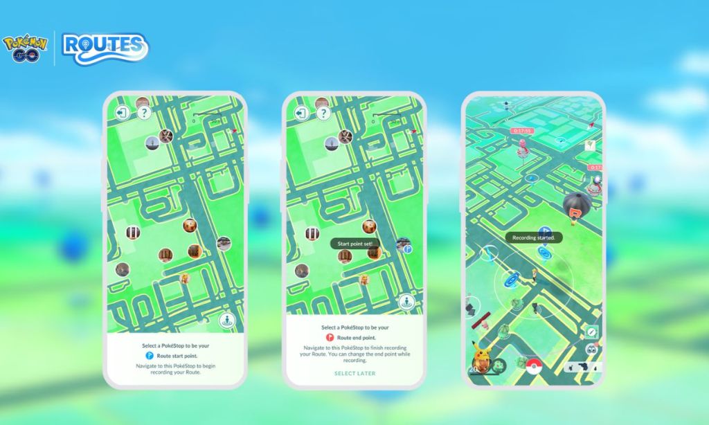 pokemon go routes