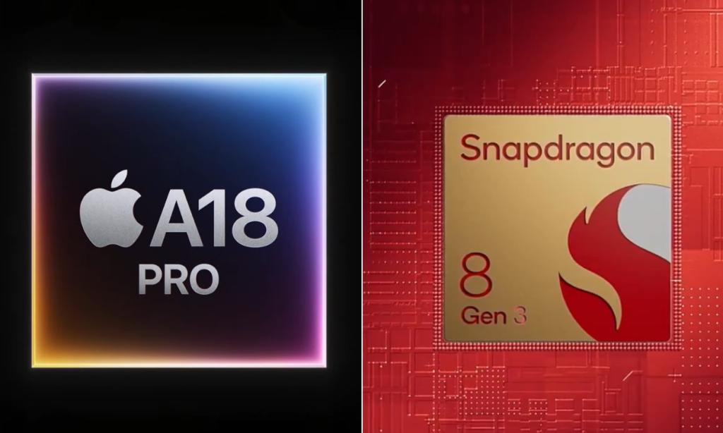 Apple A18 Pro vs Snapdragon 8 Gen 3