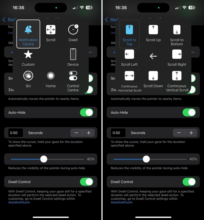 AssistiveTouch and Eye Tracking on iPhone