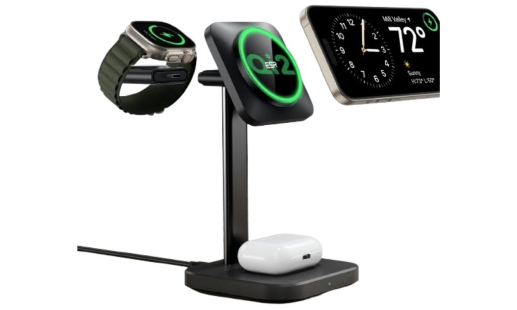 ESR Qi2 3-in-1 Wireless Charging Station