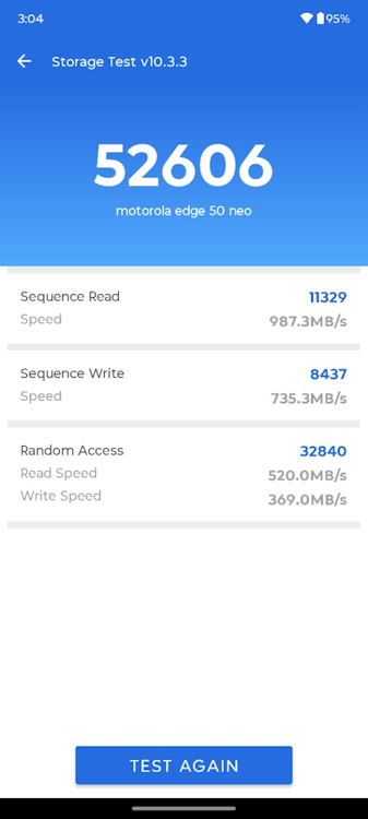 Edge 50 Neo AnTuTu Storage