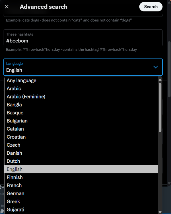 Select language