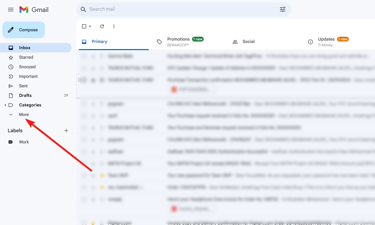 More Gmail