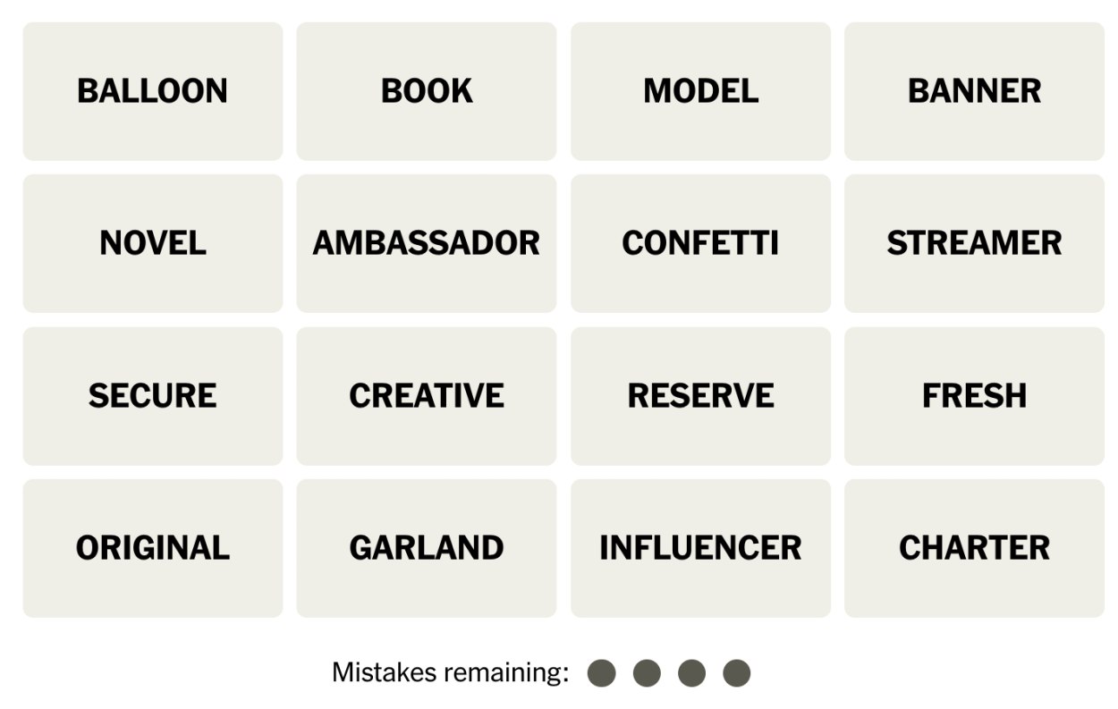 NYT Connections Sep 24 grid 