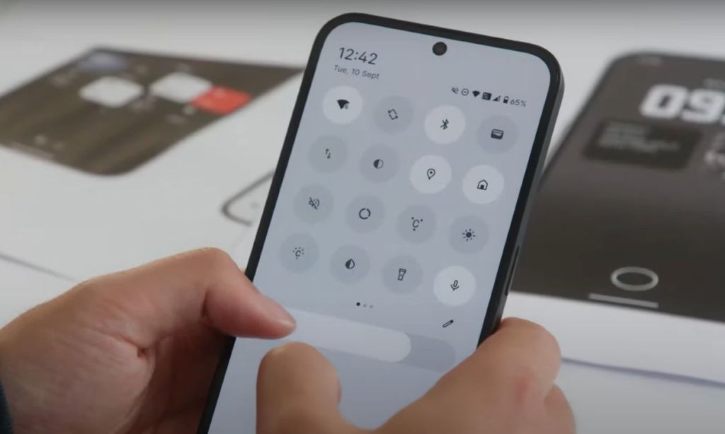 Nothing OS 3.0 Quick Settings