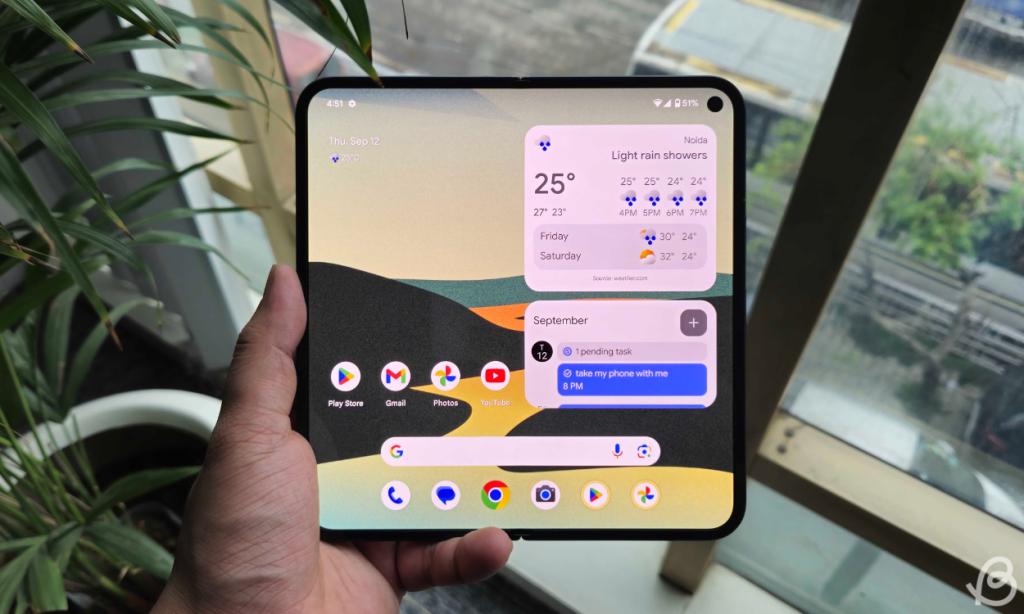 Pixel 9 Pro Fold Software UI