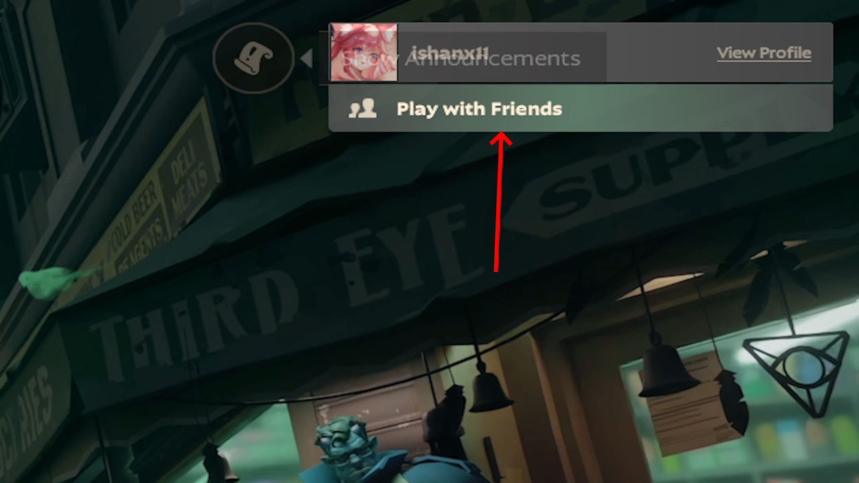 Play with Friends button Deadlock