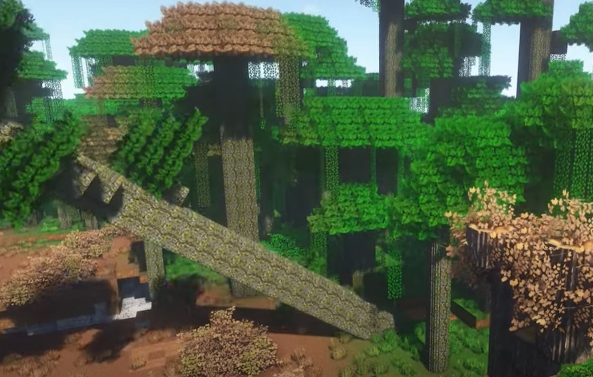 Panda's Falling Tree's best minecraft realism mod 