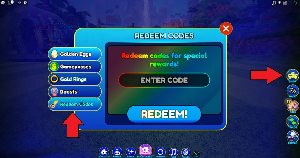 Redeem Sonic Speed Simulator Codes