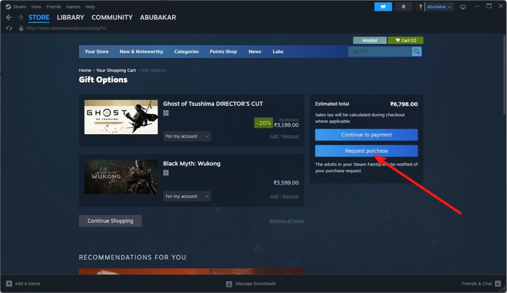 steam family sharing