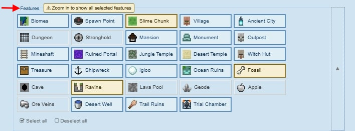 Minecraft Seed Map  Use This Tool to Find Rare Biomes and Structures - 4