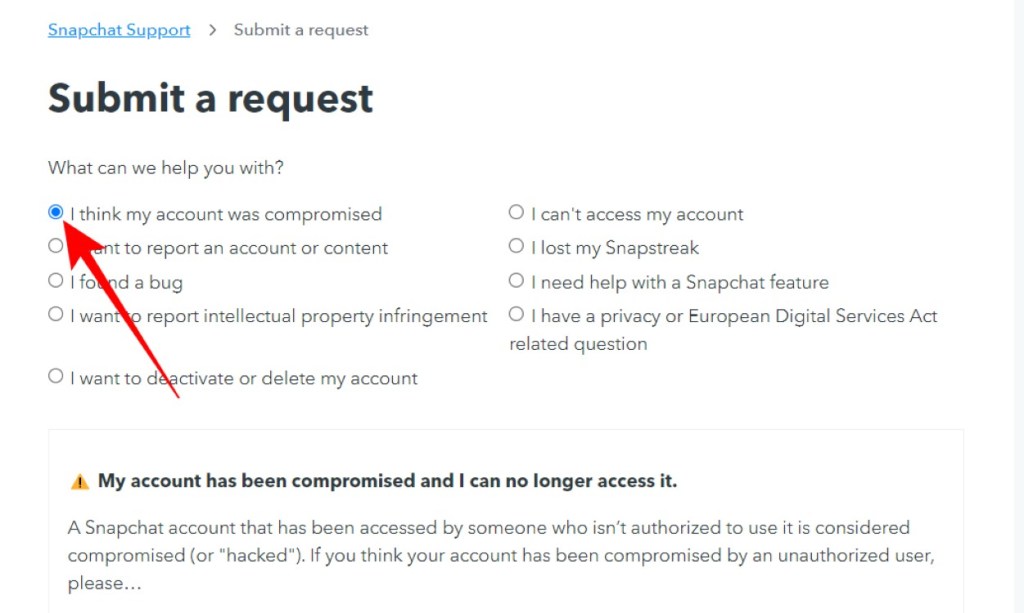 Select My Account is Compromised Again