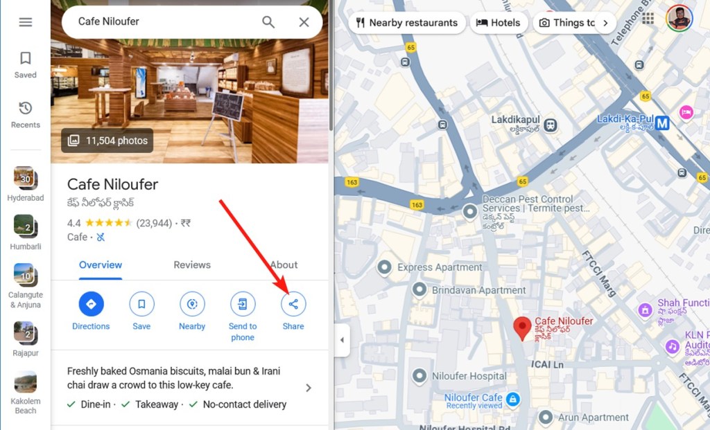 How to Share Location on Google Maps