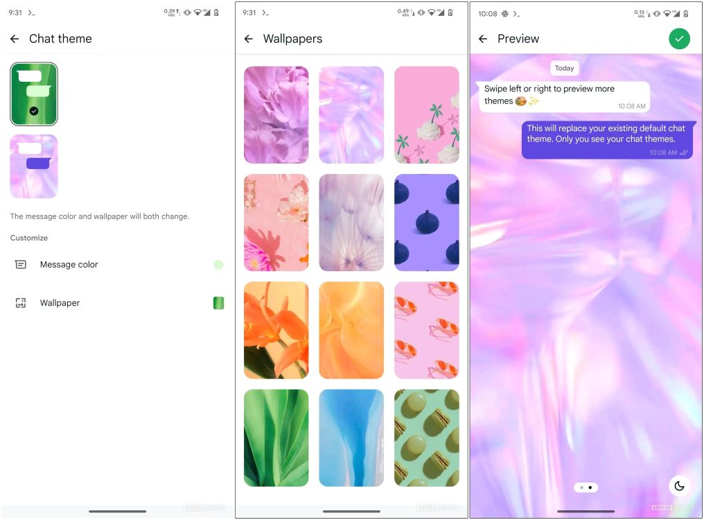 WhatsApp Chat Themes