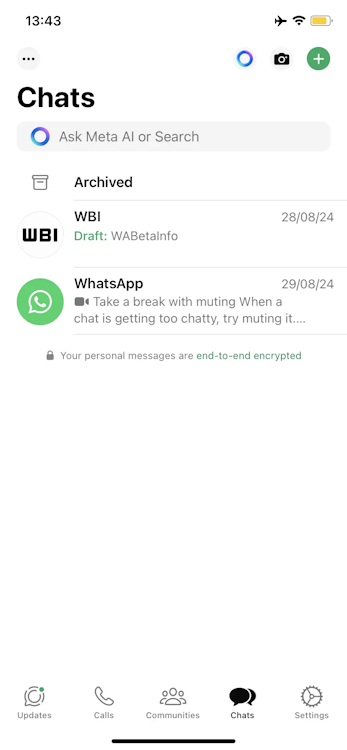 WhatsApp Message Draft feature WABetaInfo