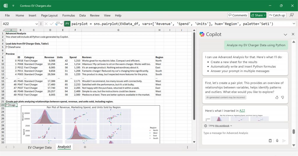 copilot in excel