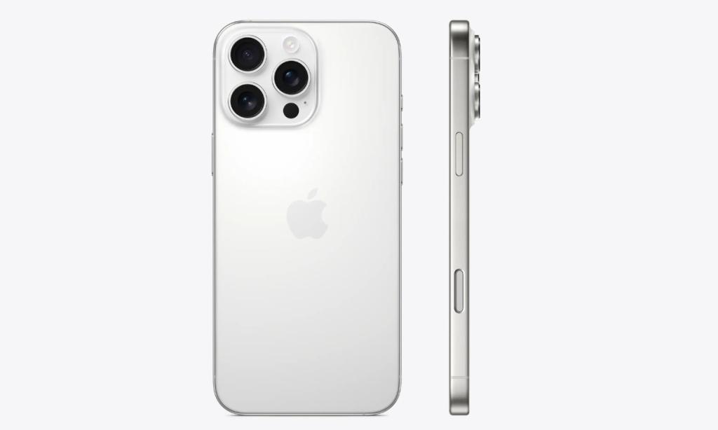 iPhone 16 Pro Max White Titanium Design