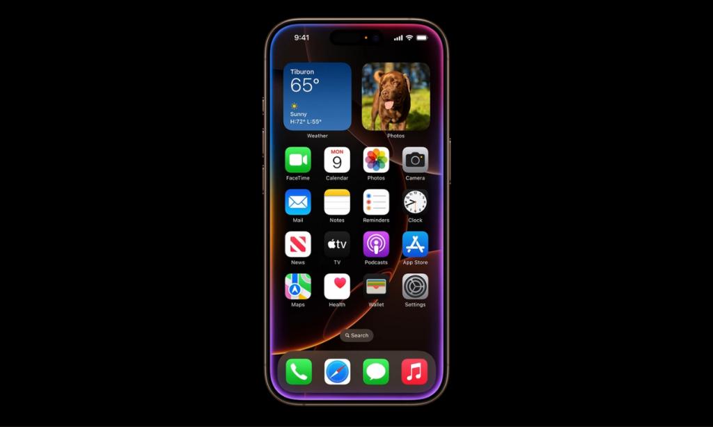 Apple Intelligence summoning Siri on iPhone 16 Pro Max