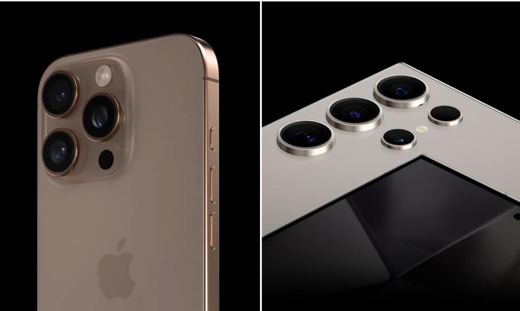 iPhone 16 Pro Max vs Galaxy S24 Camera Module design