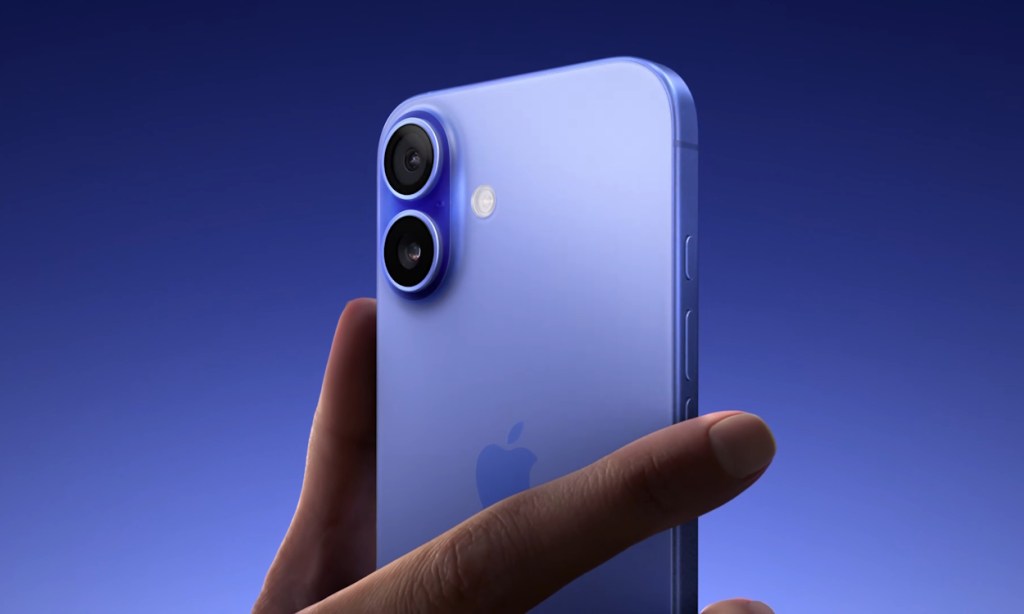 iphone 16 in blue ultramarine color