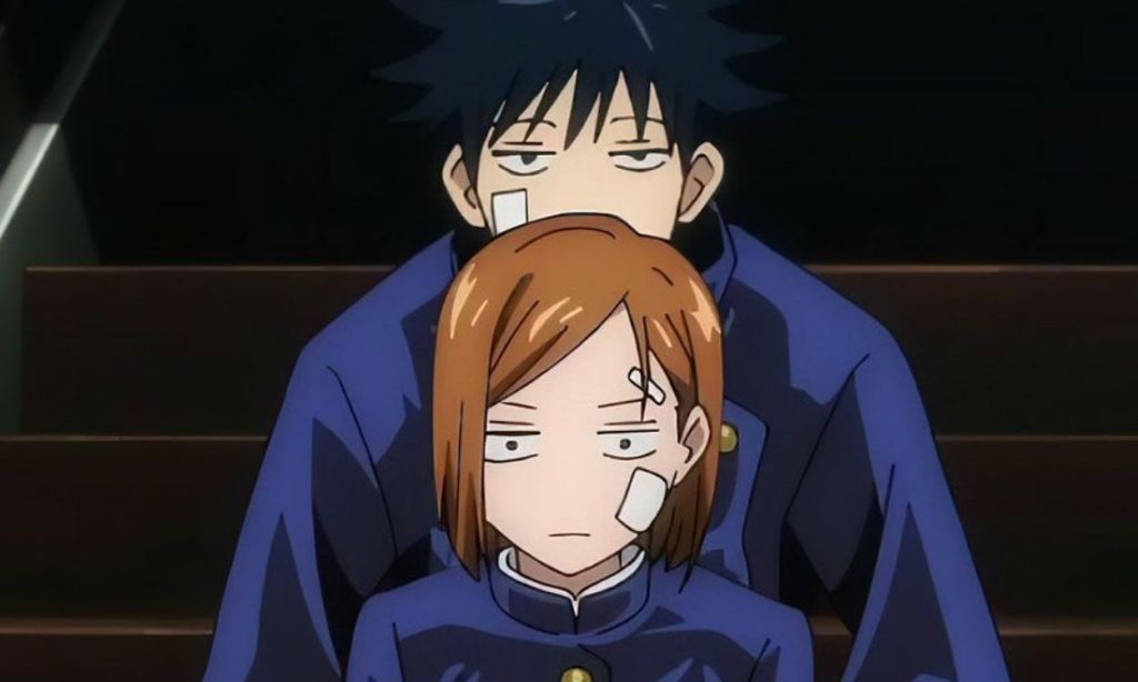 Megumi and Nobara in Jujutsu Kaisen