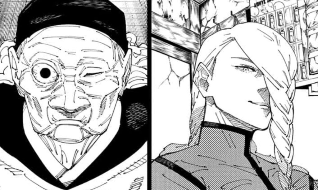 Shadow Style Head and Mei Mei in Jujutsu Kaisen